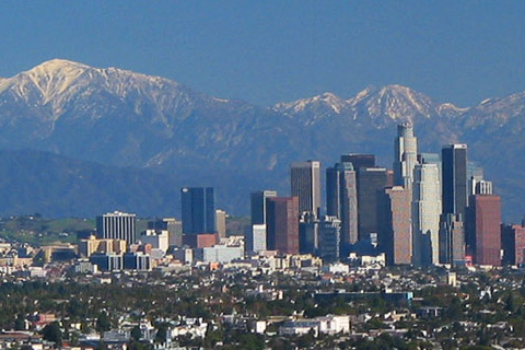 panorama of Los Angeles