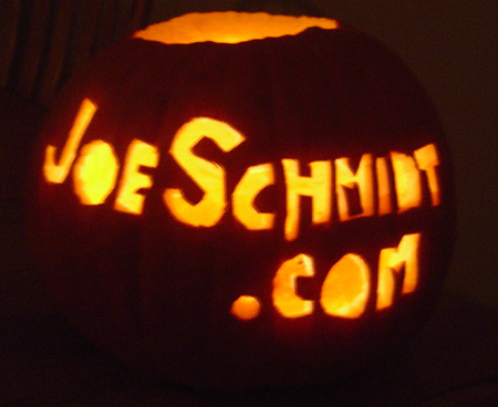 The JoeSchmidt.com Pumpkin